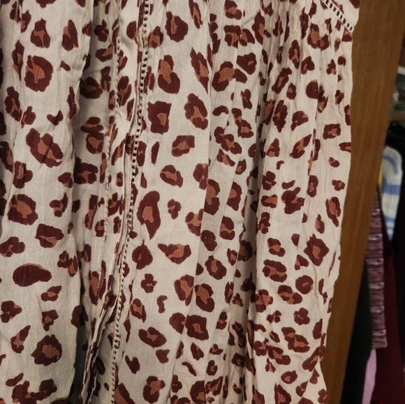 Anthropologie Leopard Print Xs Mini Dress - Picture 3 of 8